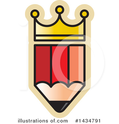Royalty-Free (RF) Pencil Clipart Illustration by Lal Perera - Stock Sample #1434791