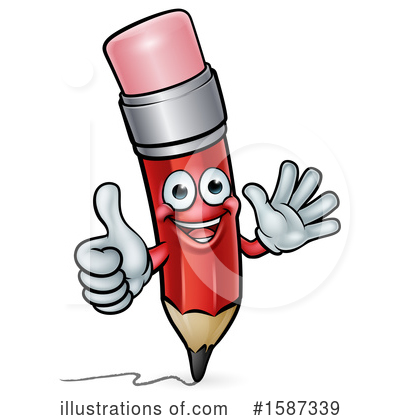 Royalty-Free (RF) Pencil Clipart Illustration by AtStockIllustration - Stock Sample #1587339