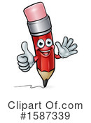 Pencil Clipart #1587339 by AtStockIllustration