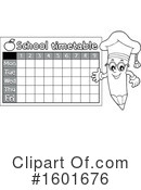 Pencil Clipart #1601676 by visekart