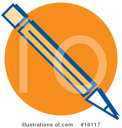 Royalty-Free (RF) Pencil Clipart Illustration by Andy Nortnik - Stock Sample #16117