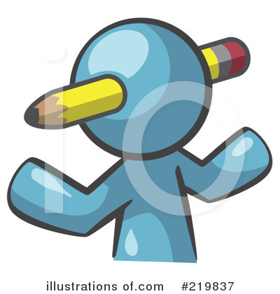 Royalty-Free (RF) Pencil Clipart Illustration by Leo Blanchette - Stock Sample #219837