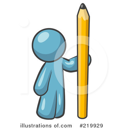 Royalty-Free (RF) Pencil Clipart Illustration by Leo Blanchette - Stock Sample #219929