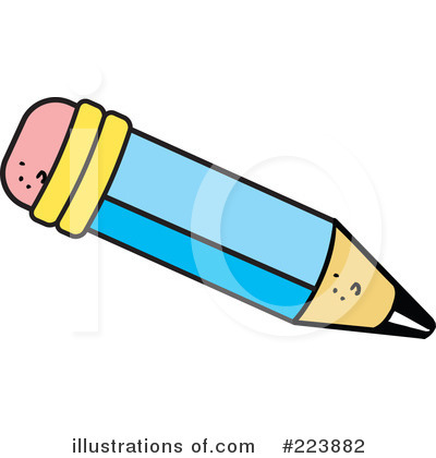 Pencil Clipart #223882 by Johnny Sajem