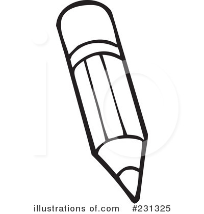 Royalty-Free (RF) Pencil Clipart Illustration by visekart - Stock Sample #231325