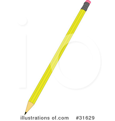 Royalty-Free (RF) Pencil Clipart Illustration by PlatyPlus Art - Stock Sample #31629