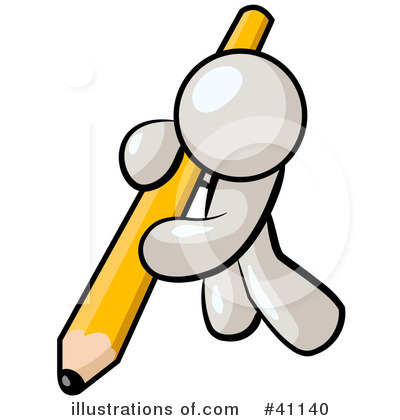 Royalty-Free (RF) Pencil Clipart Illustration by Leo Blanchette - Stock Sample #41140