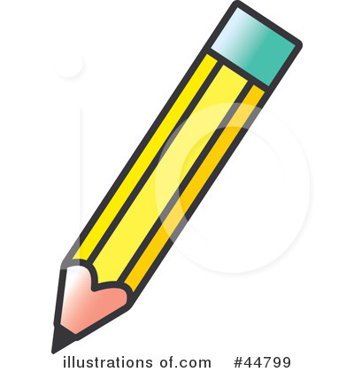 Royalty-Free (RF) Pencil Clipart Illustration by Lal Perera - Stock Sample #44799