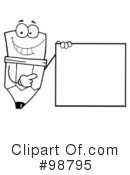 Pencil Clipart #98795 by Hit Toon