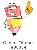 Pencil Clipart #98834 by Hit Toon
