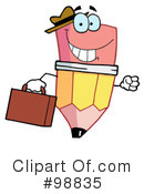 Pencil Clipart #98835 by Hit Toon