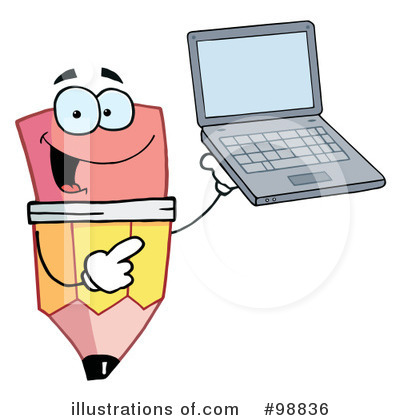 Royalty-Free (RF) Pencil Clipart Illustration by Hit Toon - Stock Sample #98836