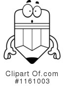 Pencil Mascot Clipart #1161003 by Cory Thoman