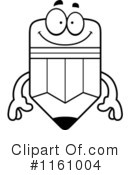 Pencil Mascot Clipart #1161004 by Cory Thoman
