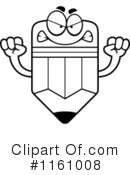 Pencil Mascot Clipart #1161008 by Cory Thoman