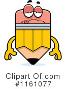 Pencil Mascot Clipart #1161077 by Cory Thoman