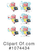 Pencils Clipart #1074434 by Hit Toon