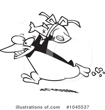 Royalty-Free (RF) Penguin Clipart Illustration by toonaday - Stock Sample #1045537