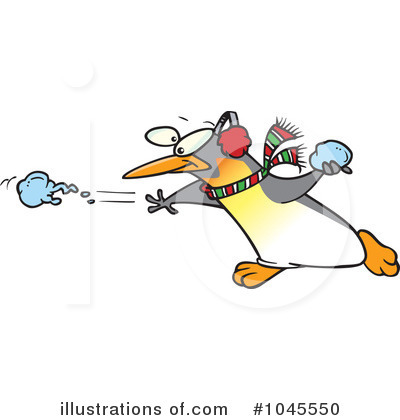 Royalty-Free (RF) Penguin Clipart Illustration by toonaday - Stock Sample #1045550