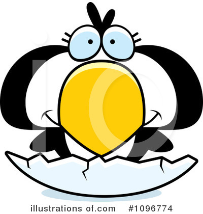 Royalty-Free (RF) Penguin Clipart Illustration by Cory Thoman - Stock Sample #1096774