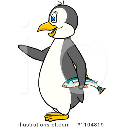 Royalty-Free (RF) Penguin Clipart Illustration by Cartoon Solutions - Stock Sample #1104819