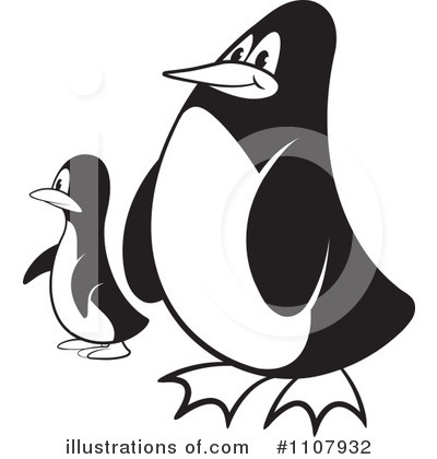 Royalty-Free (RF) Penguin Clipart Illustration by Lal Perera - Stock Sample #1107932