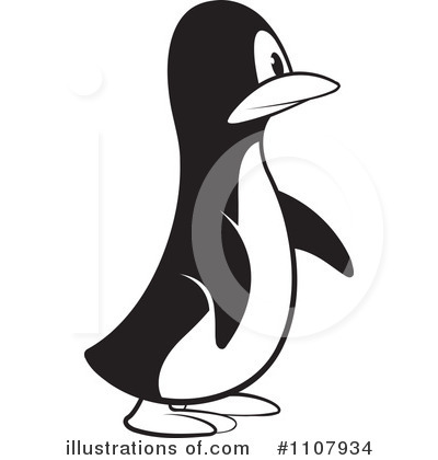 Royalty-Free (RF) Penguin Clipart Illustration by Lal Perera - Stock Sample #1107934