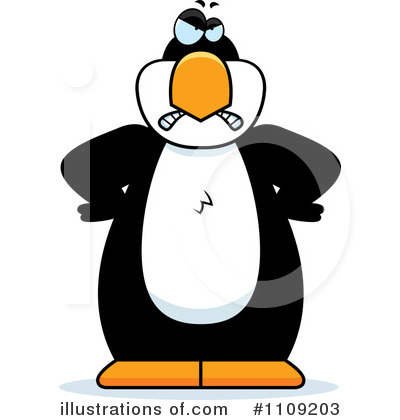 Royalty-Free (RF) Penguin Clipart Illustration by Cory Thoman - Stock Sample #1109203