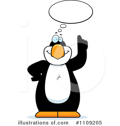 Penguin Clipart #1109205 by Cory Thoman
