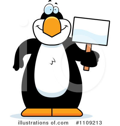 Penguin Clipart #1109213 by Cory Thoman