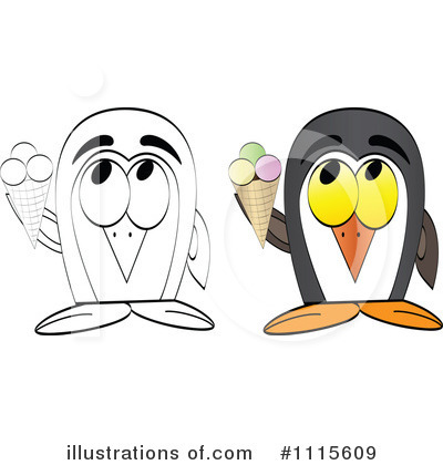 Royalty-Free (RF) Penguin Clipart Illustration by Andrei Marincas - Stock Sample #1115609