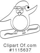 Penguin Clipart #1115637 by Andrei Marincas