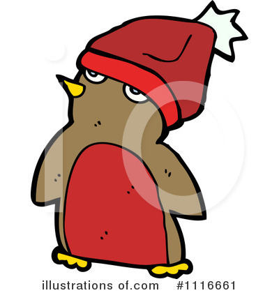 Christmas Penguin Clipart #1116661 by lineartestpilot
