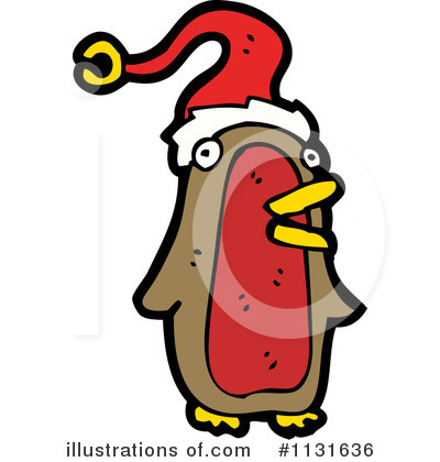 Christmas Penguin Clipart #1131636 by lineartestpilot