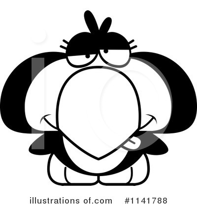 Royalty-Free (RF) Penguin Clipart Illustration by Cory Thoman - Stock Sample #1141788