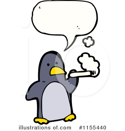 Royalty-Free (RF) Penguin Clipart Illustration by lineartestpilot - Stock Sample #1155440