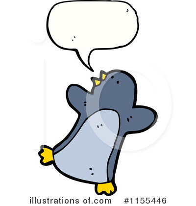 Royalty-Free (RF) Penguin Clipart Illustration by lineartestpilot - Stock Sample #1155446