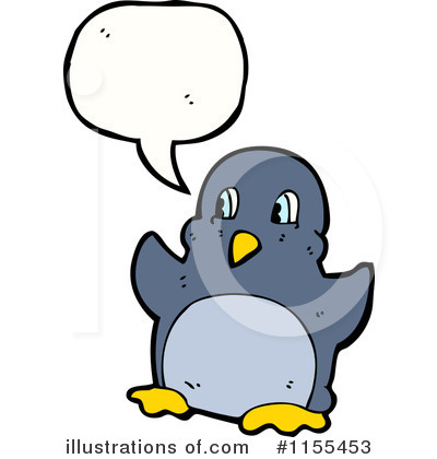 Royalty-Free (RF) Penguin Clipart Illustration by lineartestpilot - Stock Sample #1155453
