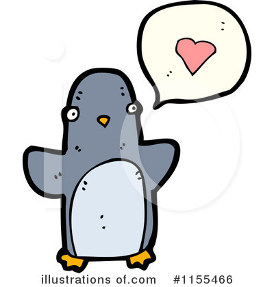 Royalty-Free (RF) Penguin Clipart Illustration by lineartestpilot - Stock Sample #1155466