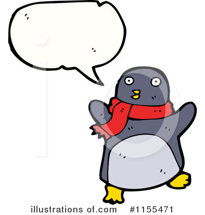Royalty-Free (RF) Penguin Clipart Illustration by lineartestpilot - Stock Sample #1155471