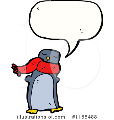 Royalty-Free (RF) Penguin Clipart Illustration by lineartestpilot - Stock Sample #1155488