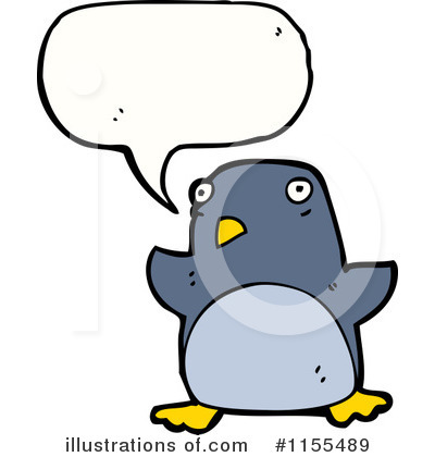 Royalty-Free (RF) Penguin Clipart Illustration by lineartestpilot - Stock Sample #1155489