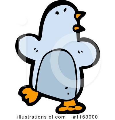 Royalty-Free (RF) Penguin Clipart Illustration by lineartestpilot - Stock Sample #1163000
