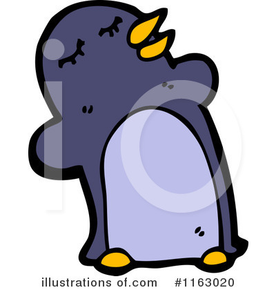 Royalty-Free (RF) Penguin Clipart Illustration by lineartestpilot - Stock Sample #1163020