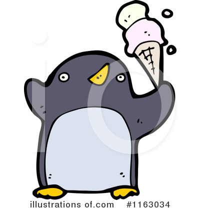 Royalty-Free (RF) Penguin Clipart Illustration by lineartestpilot - Stock Sample #1163034