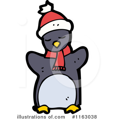 Royalty-Free (RF) Penguin Clipart Illustration by lineartestpilot - Stock Sample #1163038