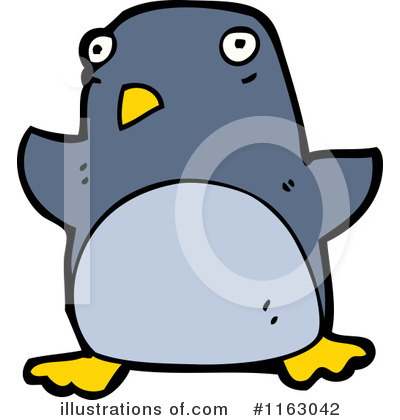 Royalty-Free (RF) Penguin Clipart Illustration by lineartestpilot - Stock Sample #1163042