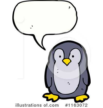 Royalty-Free (RF) Penguin Clipart Illustration by lineartestpilot - Stock Sample #1163072