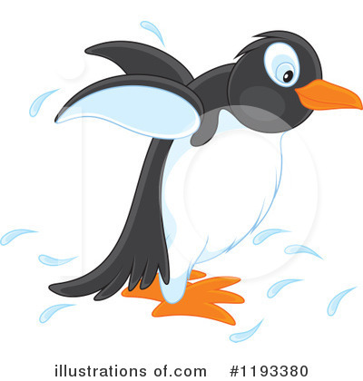 Royalty-Free (RF) Penguin Clipart Illustration by Alex Bannykh - Stock Sample #1193380