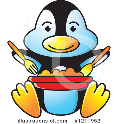 Royalty-Free (RF) Penguin Clipart Illustration by Lal Perera - Stock Sample #1211952